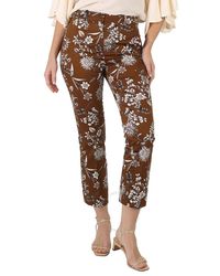 Max Mara - Scrivia Cropped Floral Stretch-Cotton Pants, Brand Size 38 (Us - Lyst