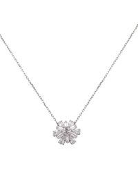 Swarovski - Idyllia E Pendant Pendant Rhodium Shiny - Lyst