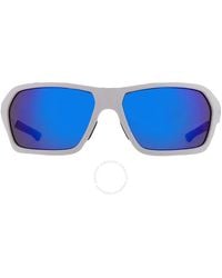 Under Armour - Blue Rectangular Sunglasses Ua Recon 6ht7n 64 - Lyst