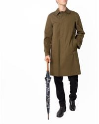 Burberry - Cotton Gabardine Car Coat, Brand Size 44 Us - Lyst