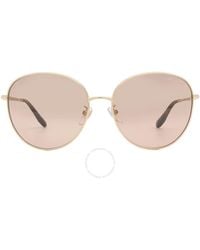 Chopard - Brown Mirror Gradient Round Sunglasses Schf75v 300x 59 - Lyst