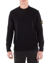 Stone Island - Loose Fit Crewneck Sweater - Lyst