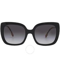 Burberry - Caroll Gray Gradient Square Sunglasses Be4323 38538g 54 - Lyst
