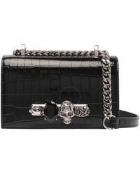 McQueen - Mini Jewelled Satchel Bag - Lyst