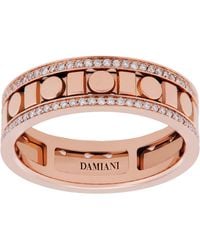 Damiani - Belle Epoque Reel Rose 0.37 Ct Diamond Ring - Lyst