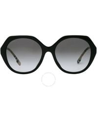 Burberry - Vanessa Grey Gradient Irregular Sunglasses Be4375f 38538g 57 - Lyst