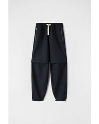 Jil Sander - Layered Relaxed Trousers, Brand Size 48 Us - Lyst
