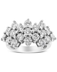 Haus of Brilliance - 14K 4.0 Cttw Diamond Multi Row Scatter Band Ring (I-J Color, I1-I2 Clarity) - Lyst
