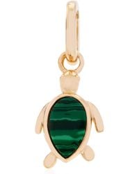 PANDORA - 14K-Plated Turtle Mini Dangle Charm - Lyst