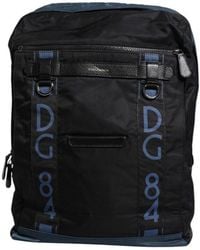 Dolce & Gabbana - Nylon Dg Logo School Backpack Bag - Lyst