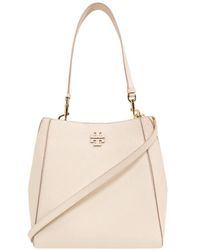 Tory Burch - Brie Mcgraw Leather Bucket Bag - Lyst