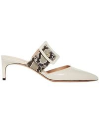 Bally - Jemina 55 Buckle Pointed Toe Mules, Brand Size 35. Us - Lyst