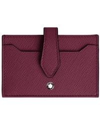 Montblanc - Sartorial 5Cc Leather Card Holder - Lyst