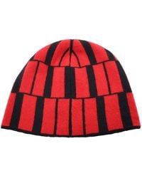Ferragamo - Bold Graphic Wool Beanie - Lyst