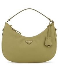 Prada - Borsa A Spalla Leather Shoulder Bag - Lyst