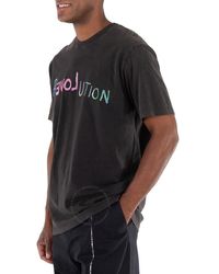 Bluemarble - Revolution Text-Print Cotton T-Shirt - Lyst
