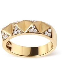 Haus of Brilliance - 14K 1/4 Cttw Diamond Pyramid Band Ring (G-H Color, Si1-Si2 Clarity) - Lyst