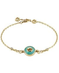 Gucci - Interlocking G 18K Chain Bracelet - Lyst