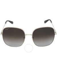 Ferragamo - Gradient Square Sunglasses Sf300s 041 59 - Lyst