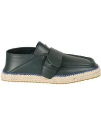 Burberry - Deck Low Top Leather Espadrilles, Brand Size 40 Us - Lyst