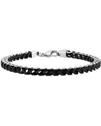 Robert Alton - Stainless Steel And Franco Chain Bracelet - Lyst