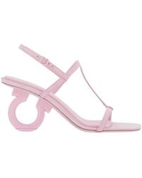 Ferragamo - Elina Gancini Heel Sandals - Lyst