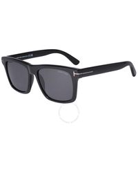 Tom Ford - Buckley Smoke Square Sunglasses Ft0906-n 01a 56 - Lyst