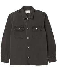Lacoste - Denim Pocket Cotton Overshirt - Lyst
