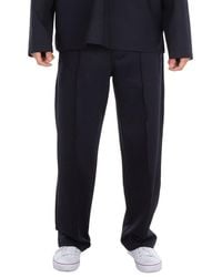 Emporio Armani - Wool-Blend Cloth Trousers - Lyst