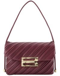 Victoria Beckham - Shoulder Bag Burgundy - Lyst