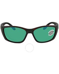 Costa Del Mar - Fisch Green Mirror Polarized Glass Sunglasses Fs 10 Ogmglp 64 - Lyst