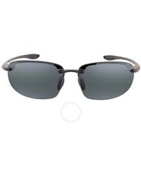 Maui Jim - Grey Rectangular Sunglasses 407n-02 - Lyst