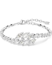 Swarovski - Mesmera Bracelet, Marquise Cut, Rhodium Plated - Lyst