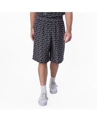 Burberry - Monogram B Print Silk Shorts - Lyst