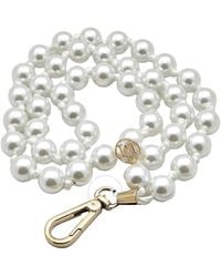 Maison Michel - Martine Pearls Shoulder Strap - Lyst