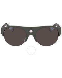 Moncler - Mirrored Roviex Round Sunglasses Ml0050 98l - Lyst