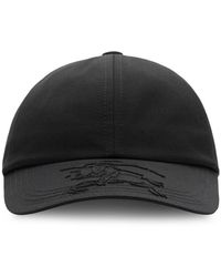 Burberry - Equestrian Knight-Patch Cotton Baseball Cap - Lyst