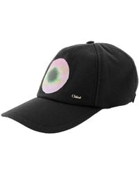 Chloé - Fusion Cotton Canva Baseball Cap - Lyst