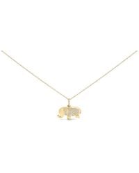 Haus of Brilliance - 10K 1/5 Cttw Diamond Elephant Pendant Necklace - Lyst