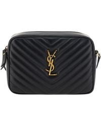 Saint Laurent - Lou Quilted Leather Cross-body Bag - Lyst