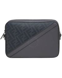 Fendi - Diagonal Ff Jacquard Camera Case Bag - Lyst