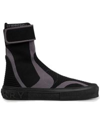 Burberry - Knitted Sub High-top Sock Sneakers - Lyst