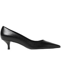 Stuart Weitzman - Kitten Leather Pumps - Lyst