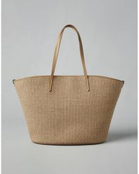 Brunello Cucinelli - Woven Leather Tote Bag - Lyst