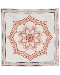Brunello Cucinelli - Cream And Patterned Pocketsquare, One Size - Lyst