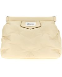 Maison Margiela - Ivory Nappa Leather Small Glam Slam Classique Crossbody Bag - Lyst