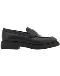 Ferragamo - Penny Leather Loafers, Size 10 - Lyst