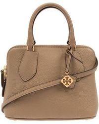 Tory Burch - Mini Pebbled Leather Swing Satchel - Lyst