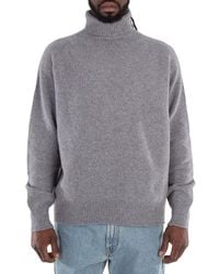 BOSS - Long Sleeve Wool Sweater - Lyst