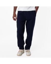Burberry - Ekd Logo Embroidered Cotton Jogging Pants - Lyst